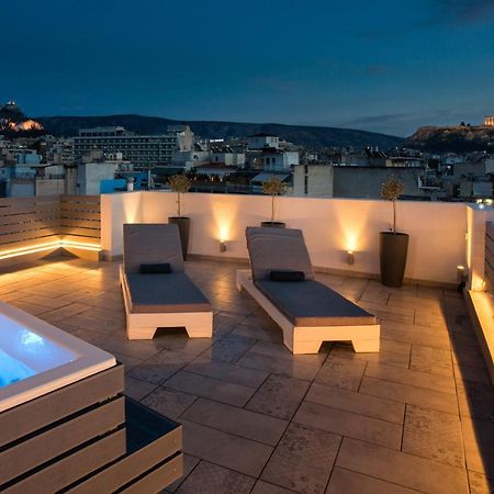 Private Jacuzzi & Acropolis View - The Loft Atena Exterior foto