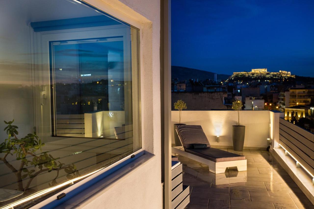 Private Jacuzzi & Acropolis View - The Loft Atena Exterior foto