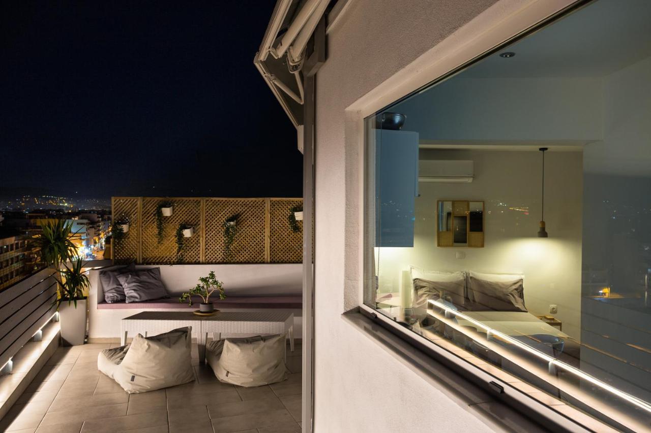 Private Jacuzzi & Acropolis View - The Loft Atena Exterior foto