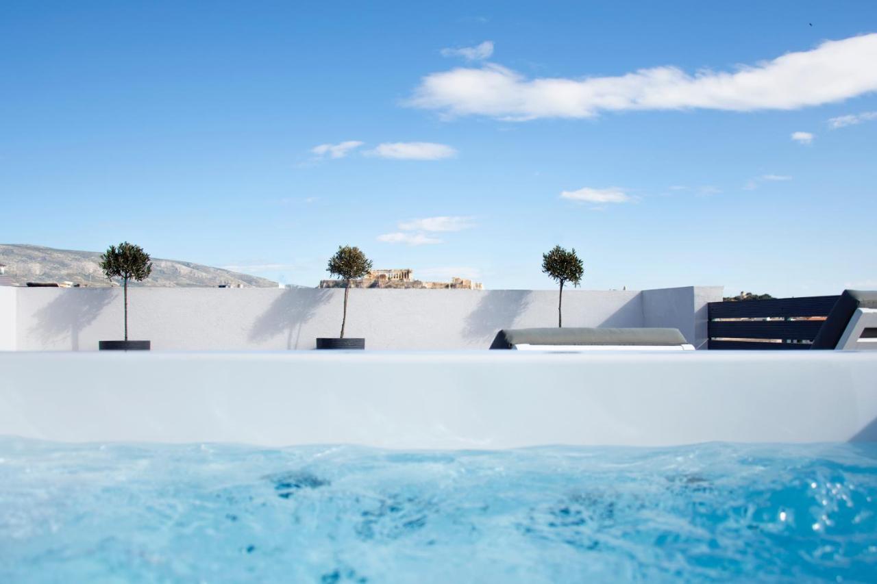 Private Jacuzzi & Acropolis View - The Loft Atena Exterior foto